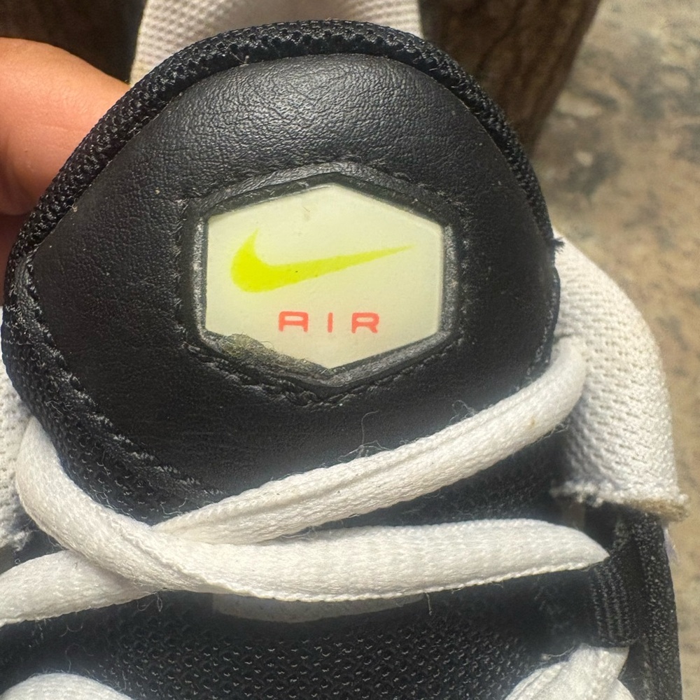 Nike Men’s White/Black Volt Air Max Plus Athletic Shoes - Picture 11 of 15